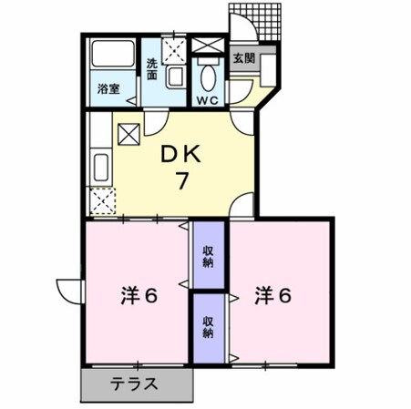 ラヴィーナⅤの物件間取画像